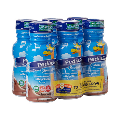 PediaSure Grow & Gain Pediatric Oral Supplement Chocolate 8 oz Bottle