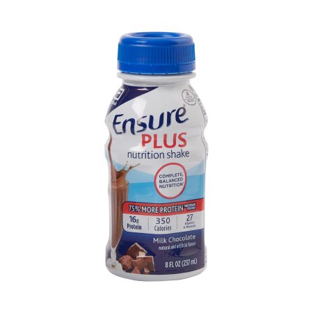 Oral Supplement Ensure Plus Nutrition Shake Milk Chocolate Flavor Liquid 8 oz. Bottle