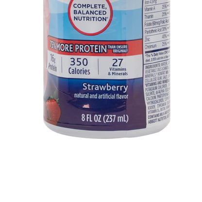 Ensure Plus Strawberry Oral Nutrition Shake 8 oz Bottle