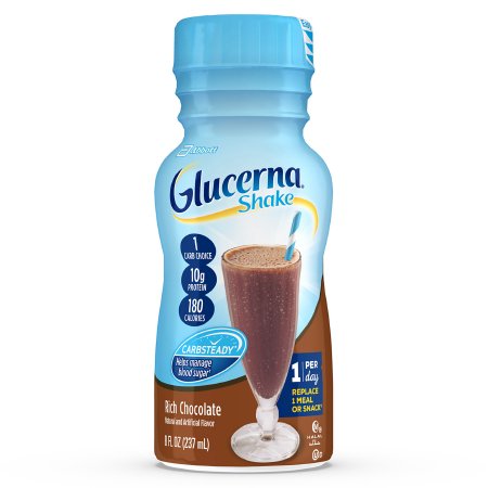 Oral Supplement Glucerna Original Shake Rich Chocolate Flavor Liquid 8 oz. Bottle