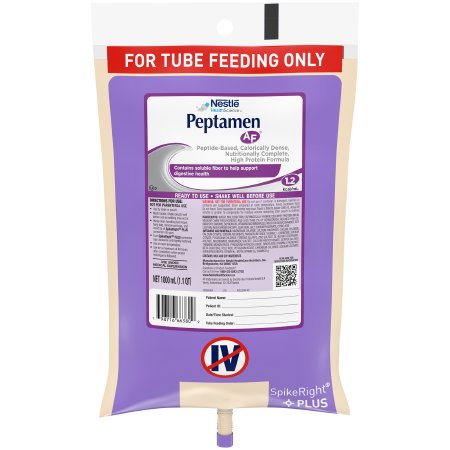 Tube Feeding Formula Peptamen AF Unflavored Liquid