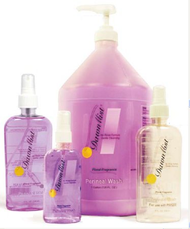 Rinse-Free Perineal Wash DawnMist Liquid 1 gal. Pump Bottle Fresh Floral Scent