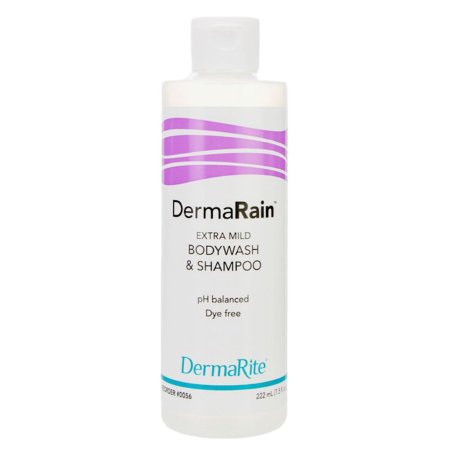 Shampoo and Body Wash DermaRain Pump Bottle Scented