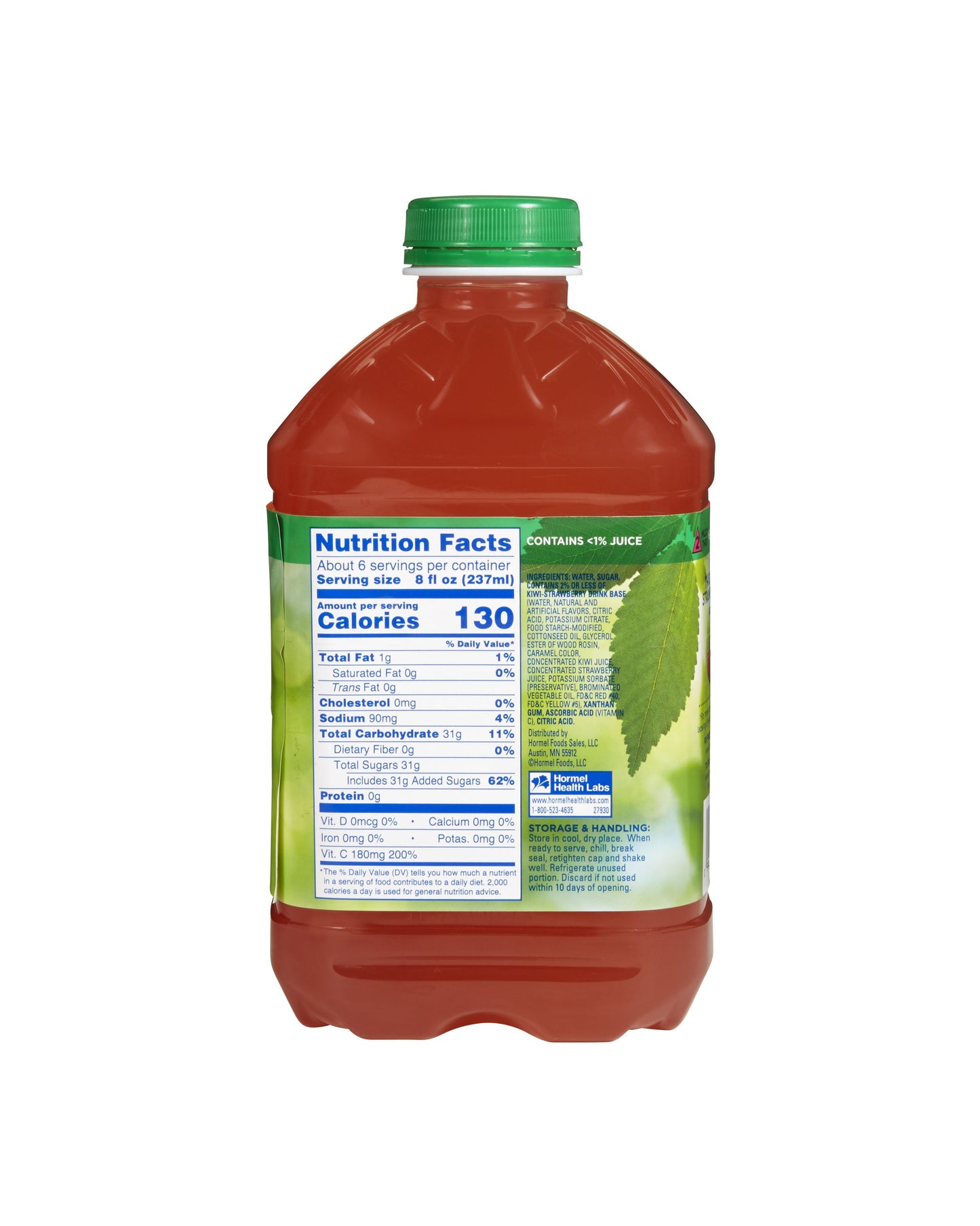 Thick & Easy Thickened Beverage 46 oz Kiwi Strawberry IDDSI Level 2 Mildly Thick
