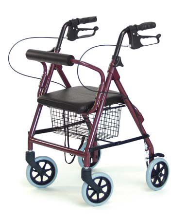 4 Wheel Rollator Lumex Walkabout Lite