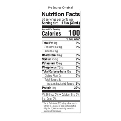 Medtrition ProSource Neutral Liquid Protein Oral Supplement 30 oz Bottle
