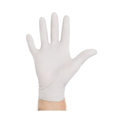 Exam Glove STERLING Sterile Pair Nitrile Standard Cuff Length Textured Fingertips Gray Not Rated