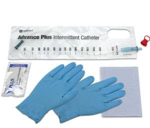 Intermittent Closed System Catheter Tray Advance Plus™ Straight Tip 16 Fr. Without Balloon PVC