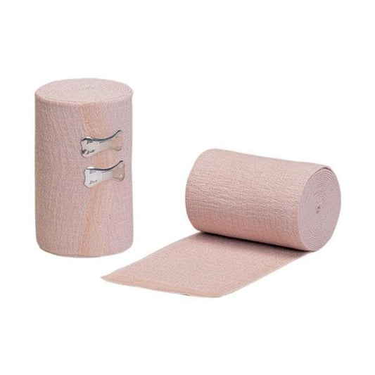 Elastic Bandage 6 Inch x 4-1/2 Yard Standard Compression with Clip Closure