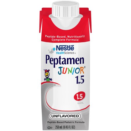 Pediatric Tube Feeding Formula Peptamen Junior 1.5 250 mL Carton Liquid Whey Protein Impaired GI Function