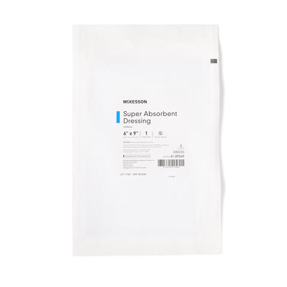 McKesson Super Absorbent Dressing 6 x 9 Inch – Rectangle