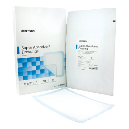 McKesson Super Absorbent Dressing 6 x 9 Inch – Rectangle