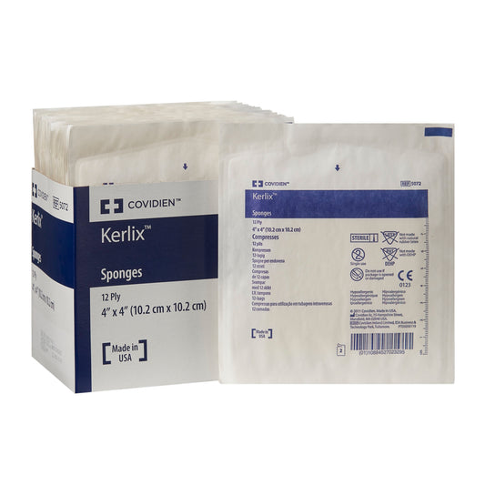 Kerlix Fluff Dressing 4 x 4 Inch, 12-Ply, Sterile – 2 per Pack