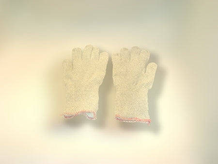 Autoclave Glove Seamless One Size Fits Most Cotton White 12.5 Inch Gauntlet Cuff NonSterile
