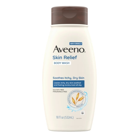 Body Wash Aveeno Skin Relief Liquid 12 oz. Bottle Unscented