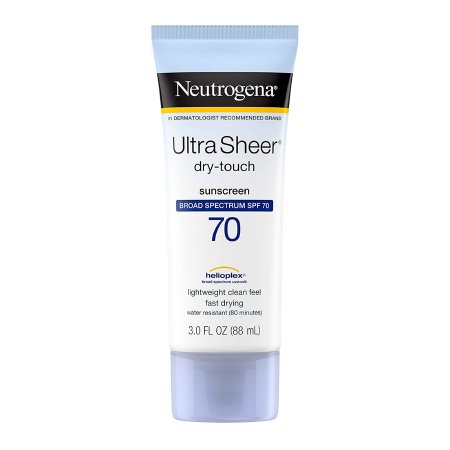 Sunblock Neutrogena Ultra Sheer SPF 70 Lotion 3 oz. Tube