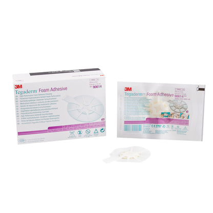 3M Tegaderm High Performance Foam Dressing 2-3/4 x 2-3/4 Inch Oval Sterile