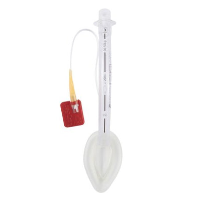 Curved Laryngeal Mask LarySeal Clear Size 2.5 14 mL Cuff PVC Single Patient Use Sterile
