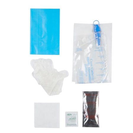 Intermittent Catheter Kit Cure Catheter™ Closed System / Straight Tip 10 Fr. Without Balloon