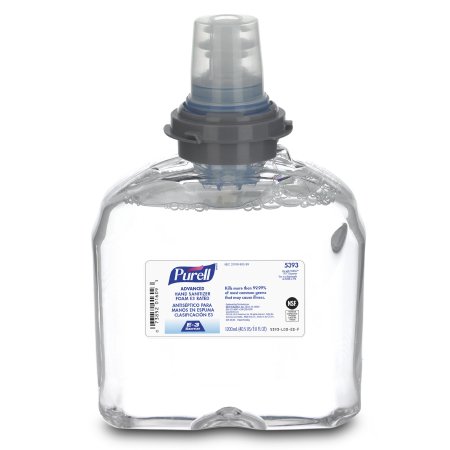 Hand Sanitizer Purell Advanced 1,200 mL Ethyl Alcohol Foaming Dispenser Refill Bottle