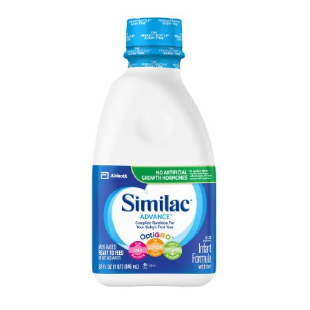 Infant Formula Similac Advance Unflavored 32 oz. Bottle Liquid Iron