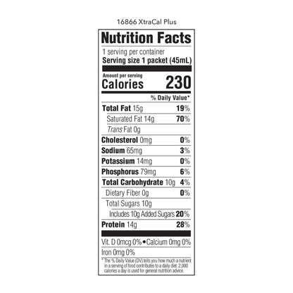 ProSource XtraCal Oral Supplement Neutral Flavor Liquid 1 oz Individual Packet High-Calorie MCT