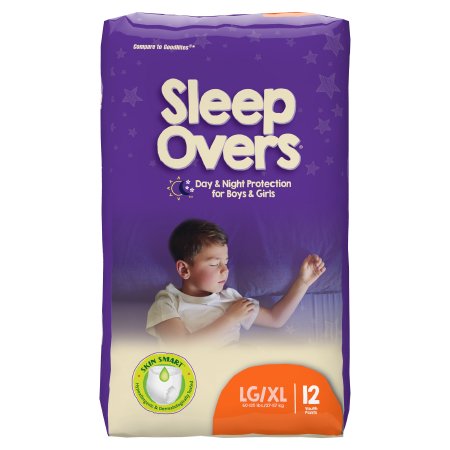 Youth Absorbent Underwear Cuties Sleep Overs Pull On with Tear Away Seams