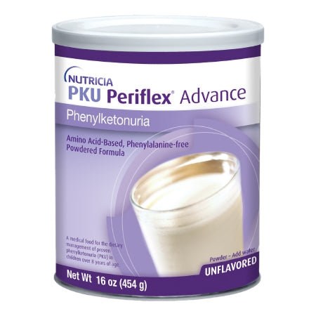 Oral Supplement PKU Periflex Advance Unflavored Powder 16 oz. Can