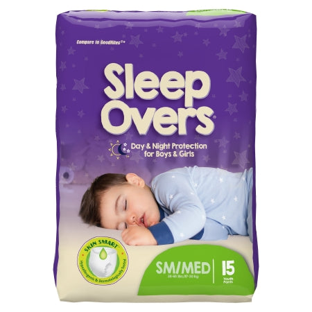 Youth Absorbent Underwear Cuties Sleep Overs Pull On with Tear Away Seams
