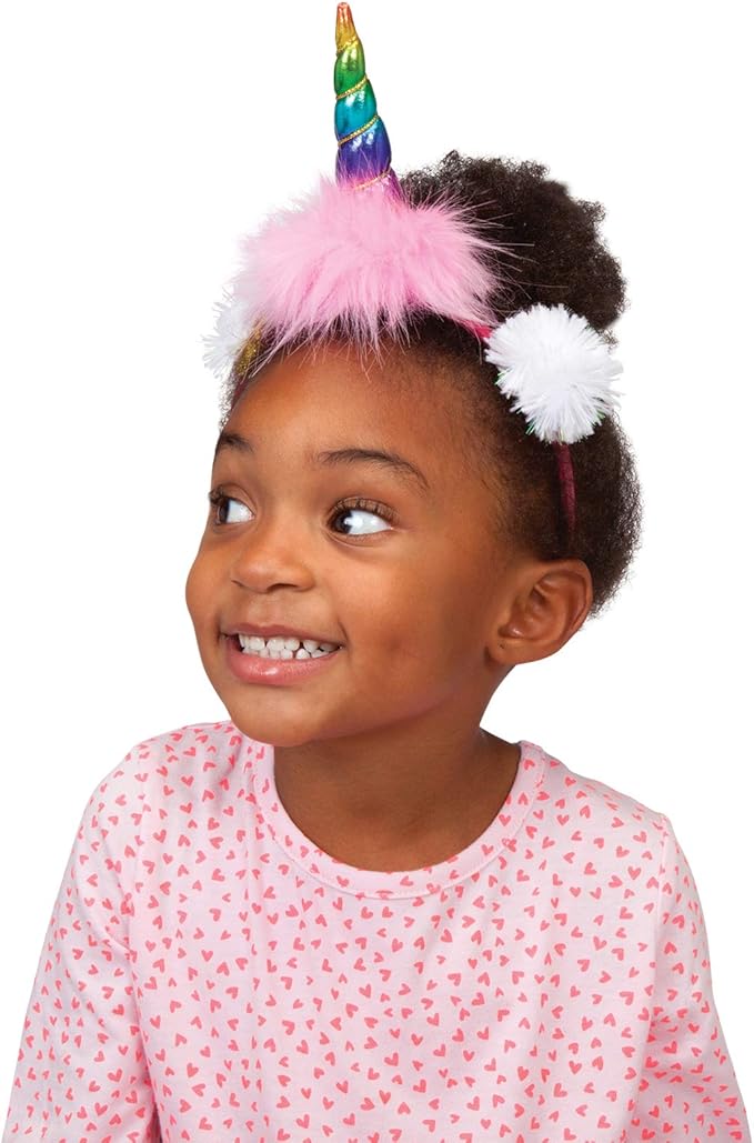 Klutz My Fun & Fuzzy Headband Salon Craft Kit – DIY Unicorn, Cat & Bear Ears for Kids
