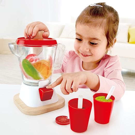 Hape  Smoothie Blender Interactive Toy Kitchen Fun with Realistic Spinning Action