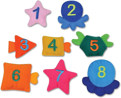 Melissa & Doug K’s Kids Fish & Count Learning Game – Preschool Fishing Toy with Numbers & Shapes