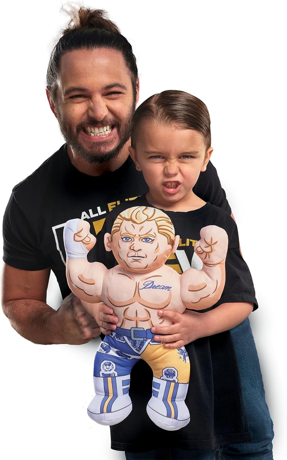 AEW Wrestling Buddies Cody Rhodes Plush 18 Inch with Authentic Voice Sounds
