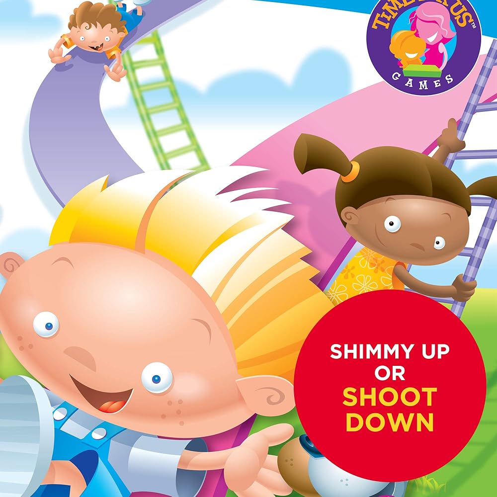 Chutes and Ladders Board Game – Classic Preschool Game for Kids Ages 3+ (2-4 Players)