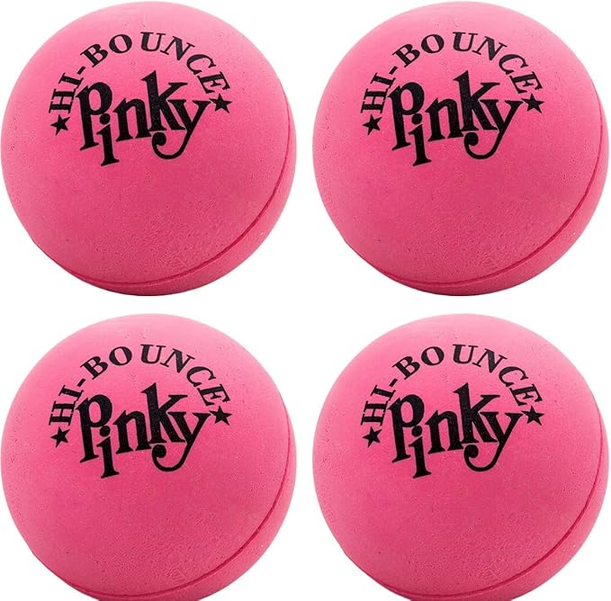 JA-RU Hi-Bounce Pinky Ball 2-Inch Rubber Bouncy Ball for Kids – Stress Relief & Massage Ball, Party Favor