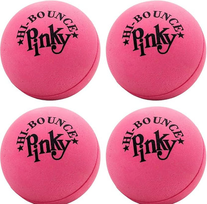 JA-RU Hi-Bounce Pinky Ball 2-Inch Rubber Bouncy Ball for Kids – Stress Relief & Massage Ball, Party Favor