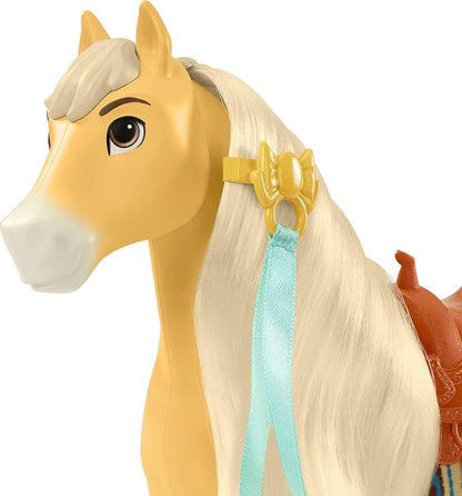 Mattel Spirit Untamed Miradero Festival Styling Chica Linda Horse – 8-Inch Hair Play Toy for Kids 3+