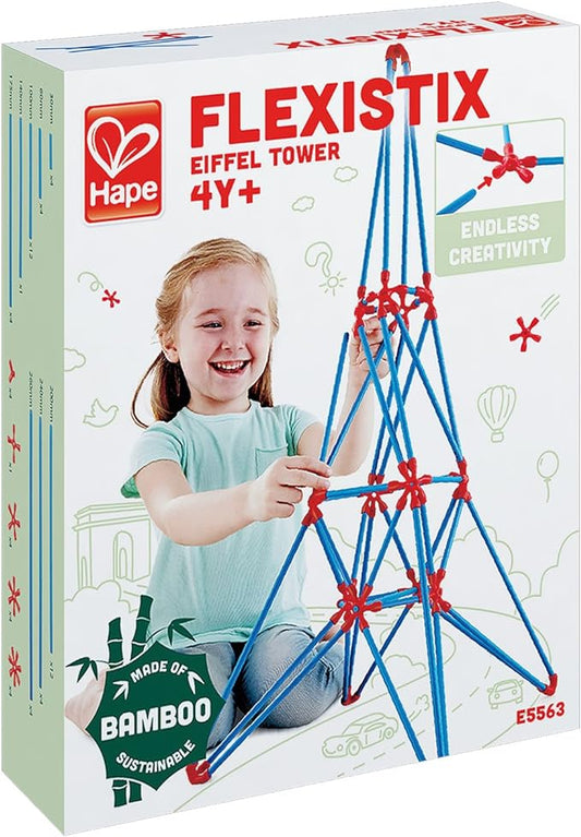 Hape Eiffel Tower Flexistix Building Kit for Creative Construction and Educational Play