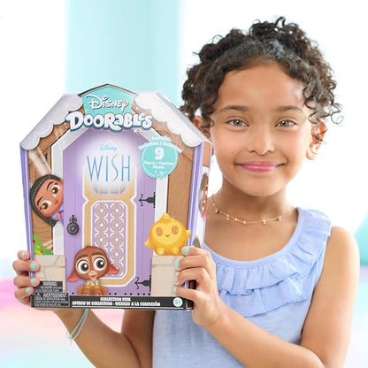 Disney Doorables Wish Collector Peek – Surprise Blind Bag Figures by Just Play, Kids Toys Ages 5+, Stocking Stuffers & Gifts