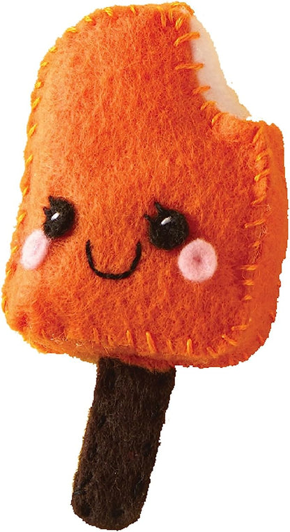 KLUTZ Sew Mini Treats Craft Kit – Plush Food Sewing Kit for Kids