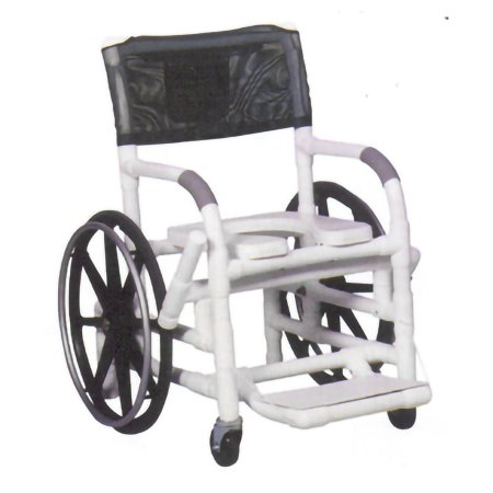 Shower Chair MJM International PVC Frame Mesh Backrest 375 lbs. Weight Capacity