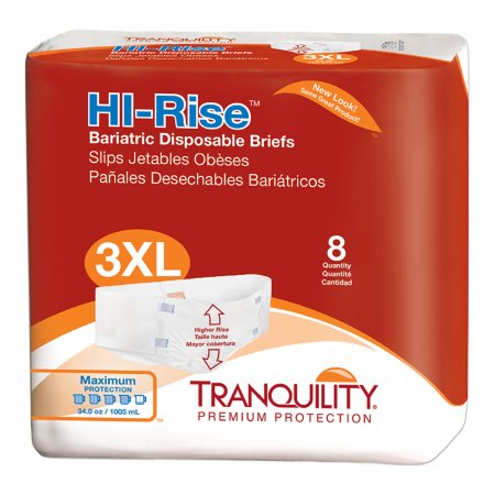 Unisex Adult Incontinence Brief Tranquility HI-Rise