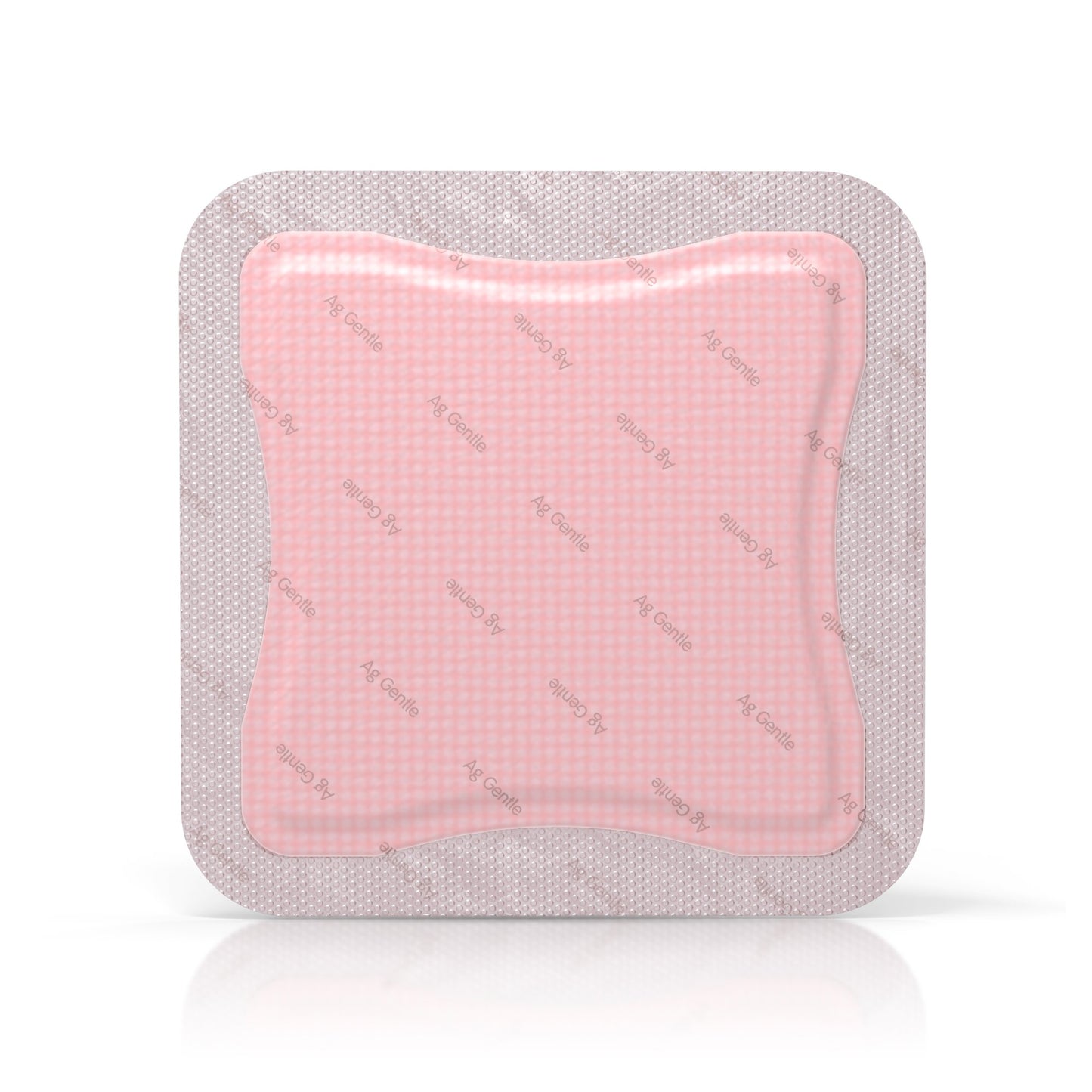 Allevyn Ag Gentle Border Silver Foam Dressing 7 x 7 Inch Sterile Square