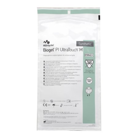 Surgical Glove Biogel PI UltraTouch M Sterile Polyisoprene Standard Cuff Length Micro-Textured Straw Not Chemo Approved