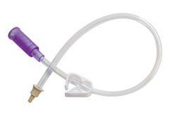 Straight Connector with Bolus Adapter AMT Mini Classic 12 Inch