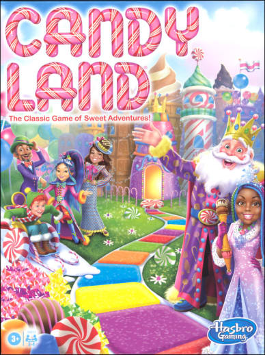 Hasbro Candy Land Board Game for Kids Ages 3+ – Classic Color Matching Family Game