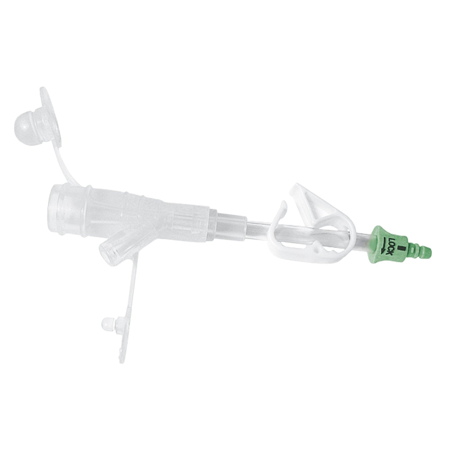 AMT Right Angle Medication Set with Y-Port XL 2 Inch Clear