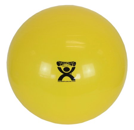 Inflatable Exercise Ball CanDo Yellow