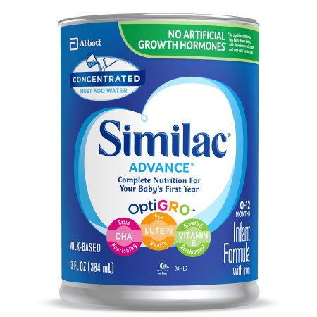 Infant Formula Similac Advance Unflavored 13 oz. Can Concentrate Iron