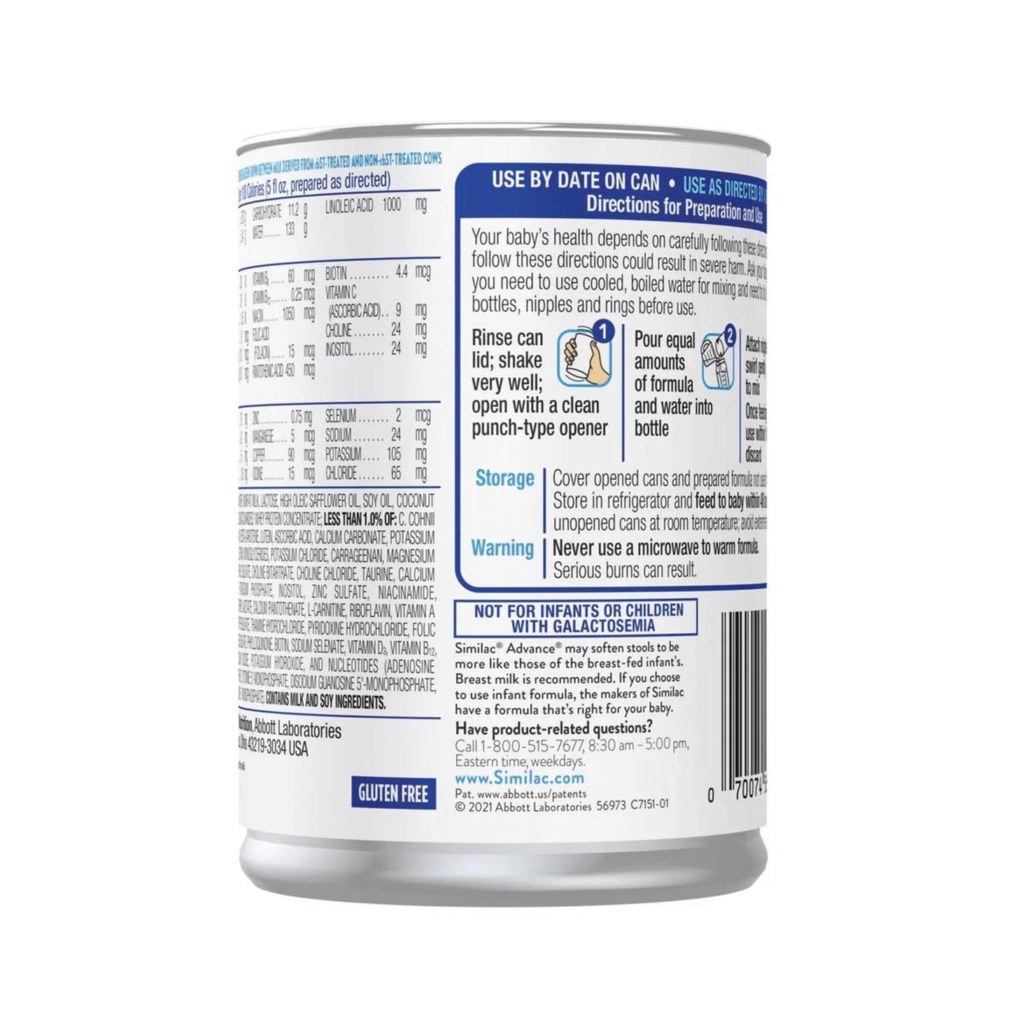 Similac Advance Infant Formula Concentrate 13 oz Iron-Fortified